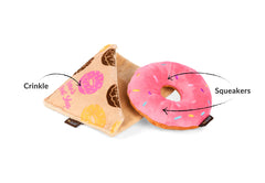 P.L.A.Y Pup Cup Cafe Doughboy Donut Dog Toy