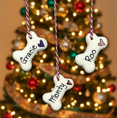 Personalised Dog Bone Decoration