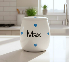 Personalised Love Hearts Treat Jars