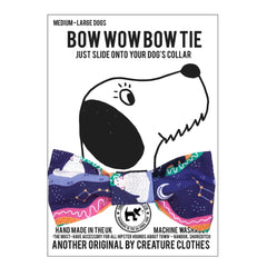 Polar Bear Sky Dog Bow Tie