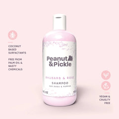 Rhubarb & Rose Dog and Puppy Shampoo 1L