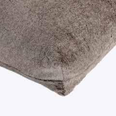 Retreat Mocha Faux Fur Memory Foam Duvet Dog Bed by Danish Design