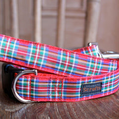 Royal Stewart Dog Collar and Lead Set