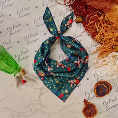 Rudolphs Stocking Christmas Dog Bandana