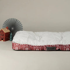 Santa Paws Red Christmas Mattress Dog Bed