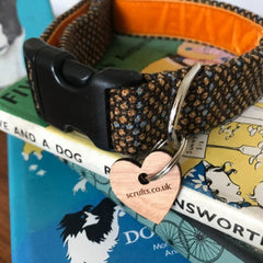 Sherlock Tweed Designer Dog Collar