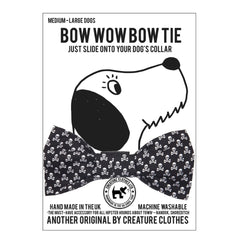 Skull and Crossbones Dog Bow Tie