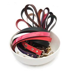Creature Clothes Leather Dog Leads Selection Bowl