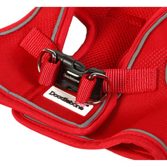 Doodlebone Snappy Step In Dog Harness - Ruby Red