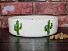 Personalised Cacti Dog Bowls | Cactus Dog Bowls