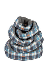 FatFace Fleece Check Deluxe Slumber Dog Bed by Danish Design