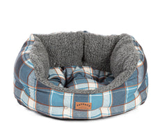FatFace Fleece Check Deluxe Slumber Dog Bed by Danish Design
