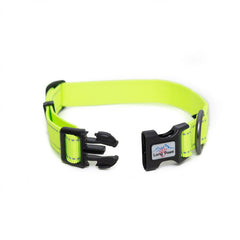 Urban Trek Neon Yellow Dog Collar | Long Paws