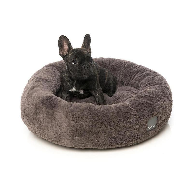 FuzzYard Dreameazzzy Cuddler Dog Bed Truffle Grey