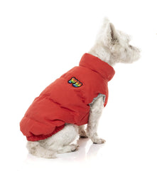FuzzYard Ashbury Dog Jacket - Vintage Red