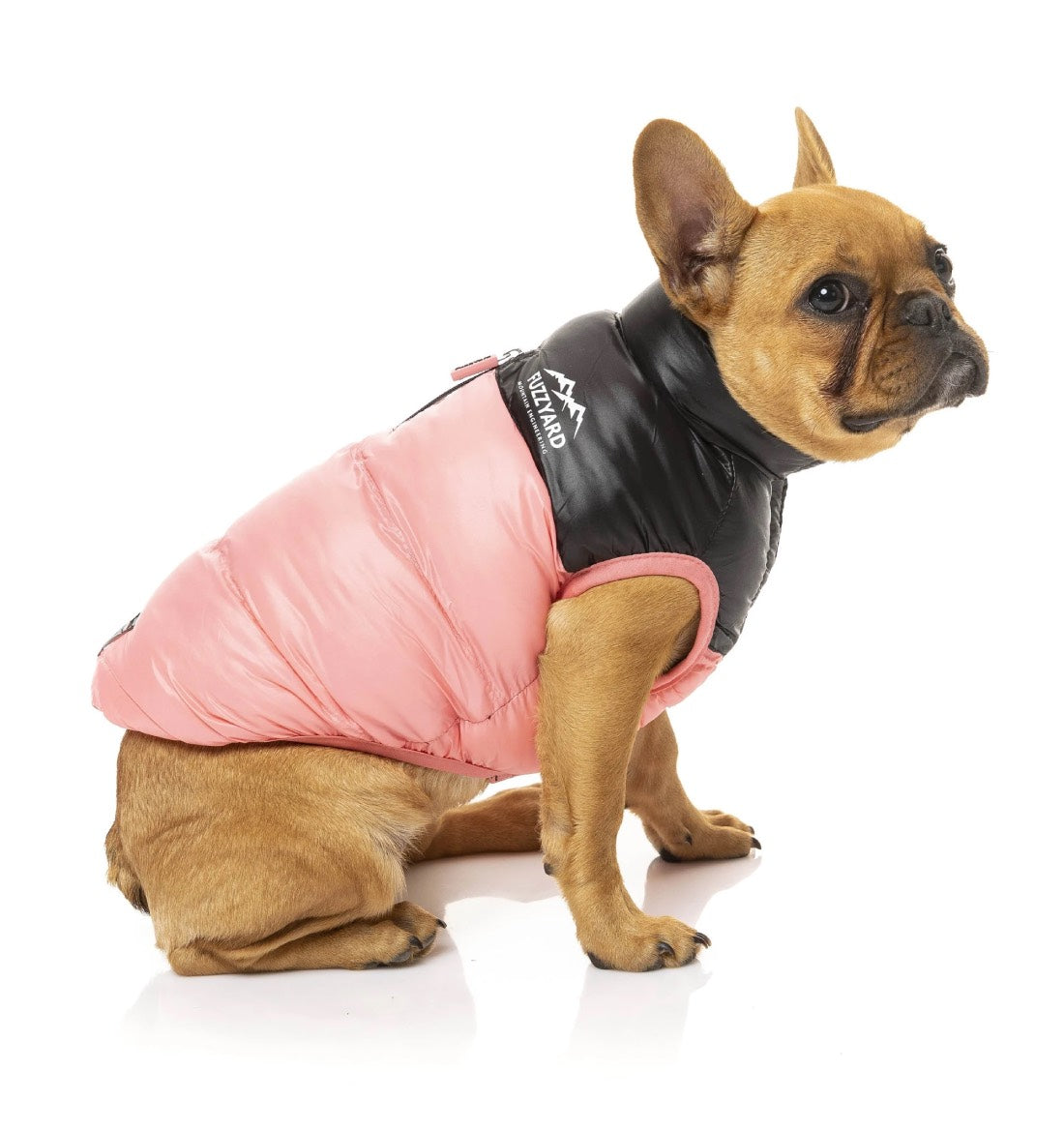 FuzzYard Harlem Puffer Dog Jacket - Pink