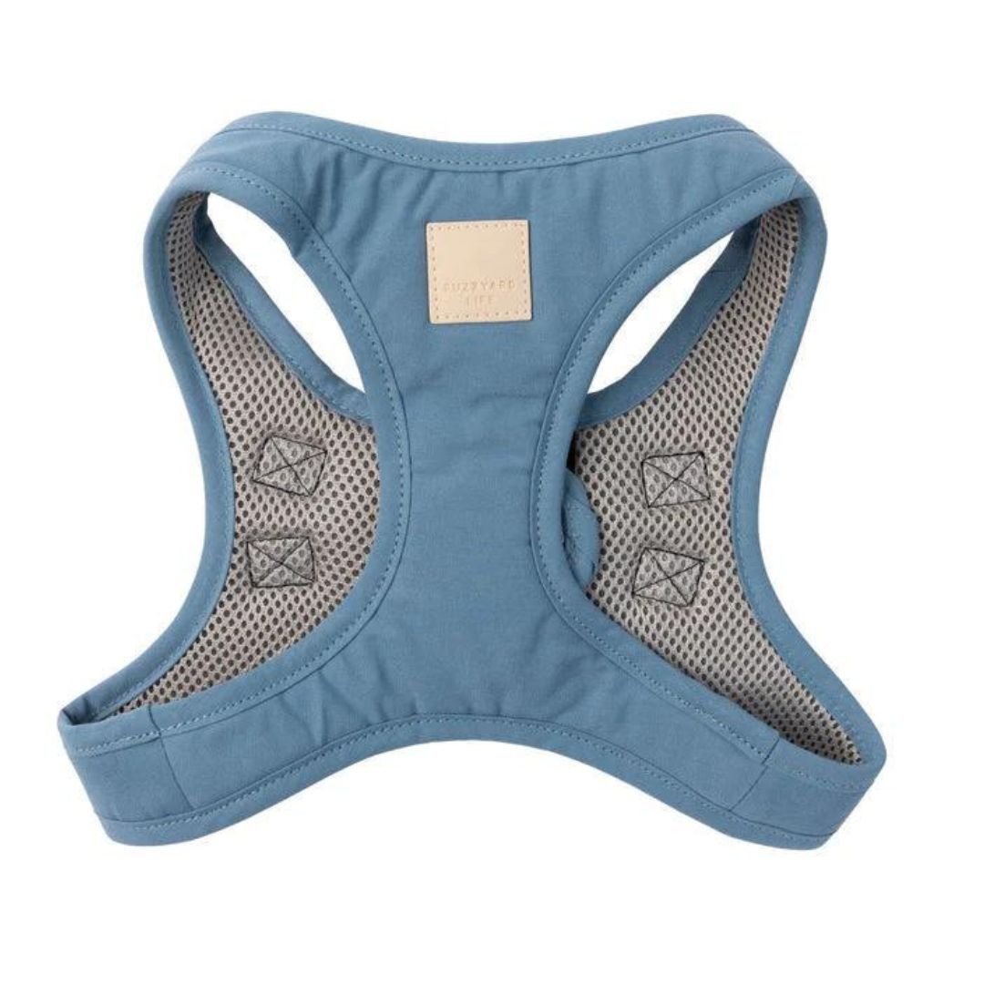 FuzzYard Life Step-In Dog Harness In French Blue