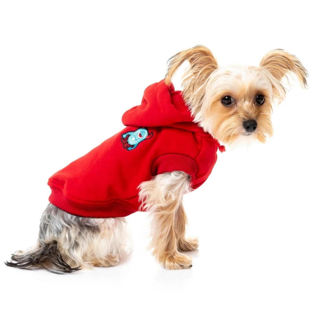 FuzzYard The Yardsters Dog Hoodie - Red