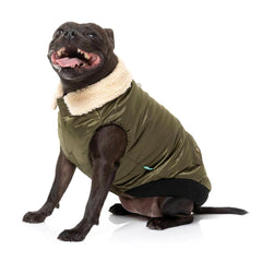 FuzzYard The Zoomie Bomber Jacket - Olive Green