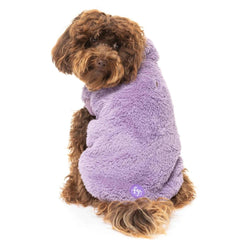 FuzzYard Turtle Teddy Dog Sweater - Purple