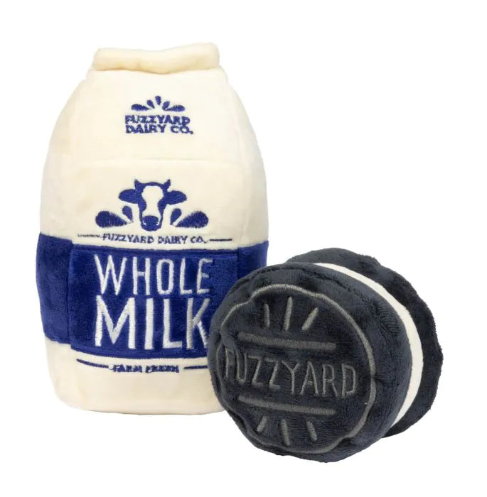 FuzzYard Milk & Cookie 2 Pack Dog Toys