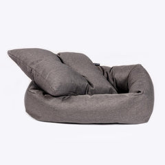 Grey Anti-Bacterial Snuggle Dog Bed by Danish Design