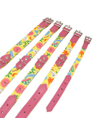Psychedelic Garden Dog Collar by Hiro & Wolf