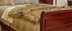Luxury Faux Fur Dog Blanket Husky