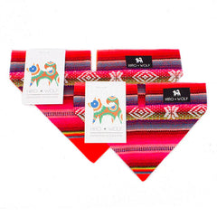 Inca Orange Dog Bandana by Hiro and Wolf