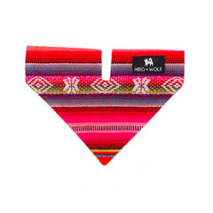 Inca Orange Dog Bandana by Hiro and Wolf