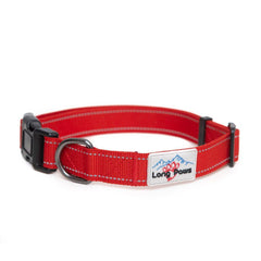 Red Reflective Dog Collar | Long Paws