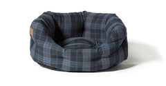 Lumberjack Navy And Grey Deluxe Slumber Dog Bed by Danish Design