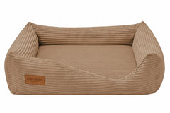 Orthopaedic Corduroy Dog Bed DECO – Latte