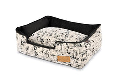Celestial Night Sky Black Lounge Dog Bed by P.L.A.Y