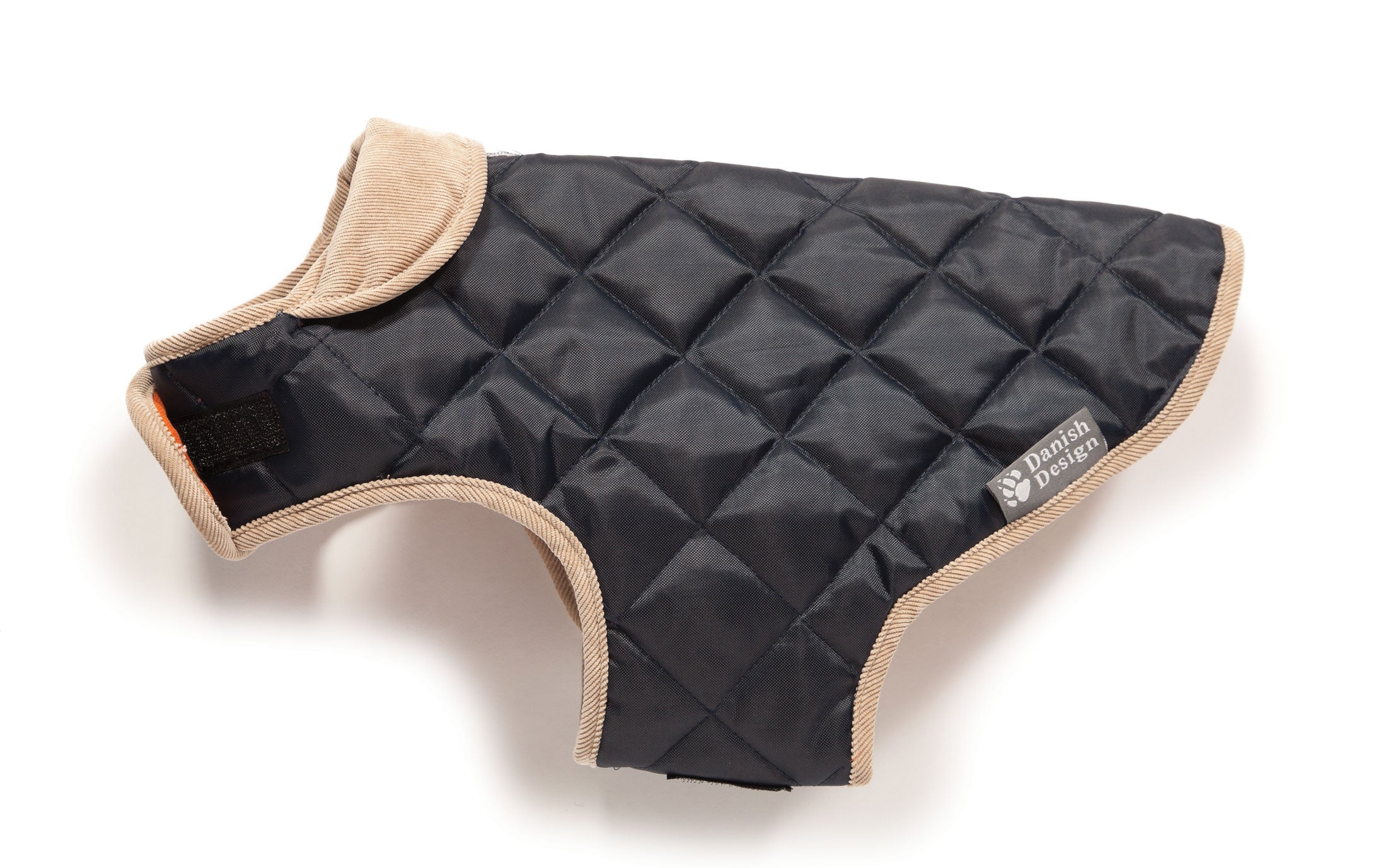 Showerproof Quilted Dog Coat Navy by Danish Design
