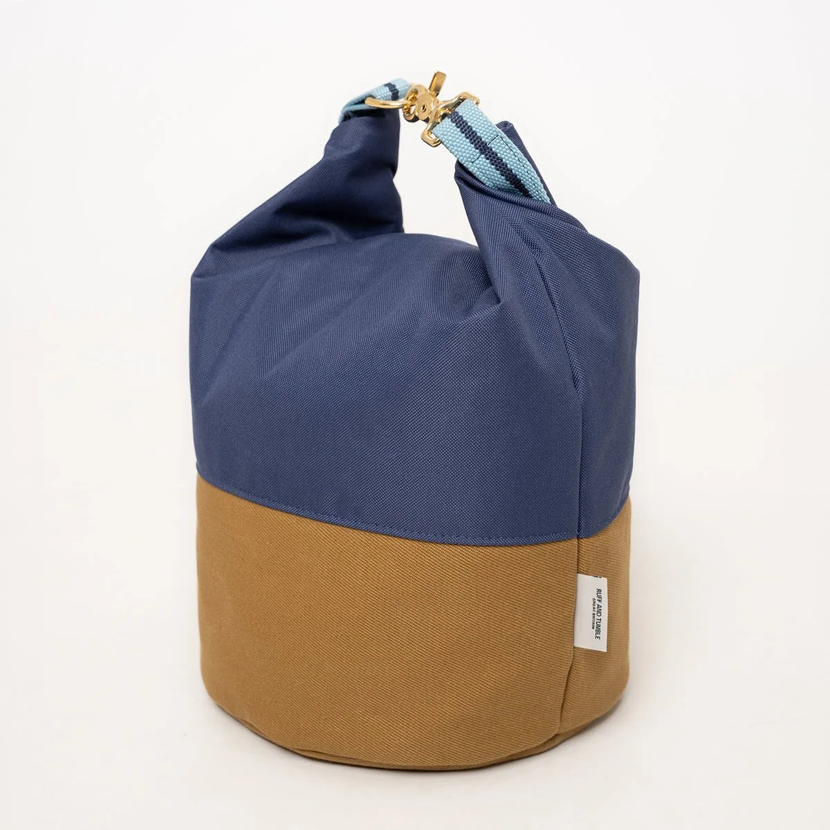 Roll-Top Kibble Travel Bag - Navy
