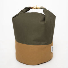 Roll-Top Kibble Travel Bag - Olive