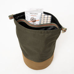 Roll-Top Kibble Travel Bag - Olive