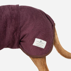 Ruff And Tumble Country Collection Dog Drying Coat Burgundy