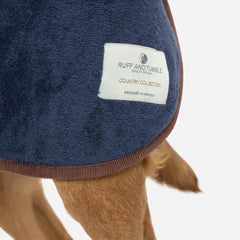 Ruff And Tumble Country Collection Dog Drying Coat French Navy