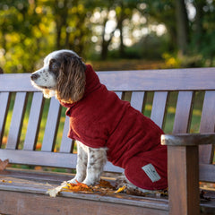 Ruff And Tumble Dog Drying Coat Rosehip