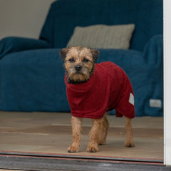 Ruff And Tumble Dog Drying Coat Rosehip