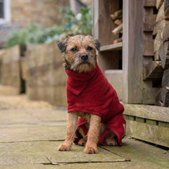 Ruff And Tumble Dog Drying Coat Rosehip