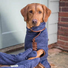 Ruff And Tumble Dog Drying Mitts Navy