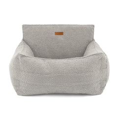 Harmony Boucle Dog Car Seat In Grey