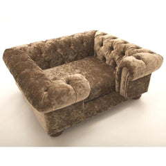 Scott's of London Balmoral Dog Chesterfield Truffle Crushed Velvet