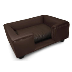 Scott's of London Sandringham Dog Chesterfield Brown Real Leather