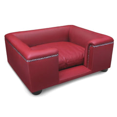Scott's of London Sandringham Dog Chesterfield Red Real Leather