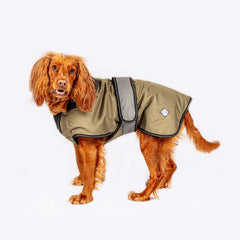 The Ultimate 2 in 1 Waterproof Dog Coat Khaki