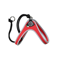 Tre Ponti Easy Fit Liberta Red Puppy Harness with No Escape Adjustable Closure
